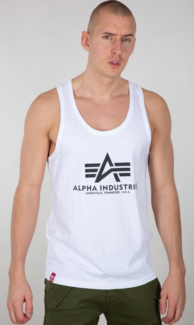 

Топ Alpha Industries Basic BB танка, белый