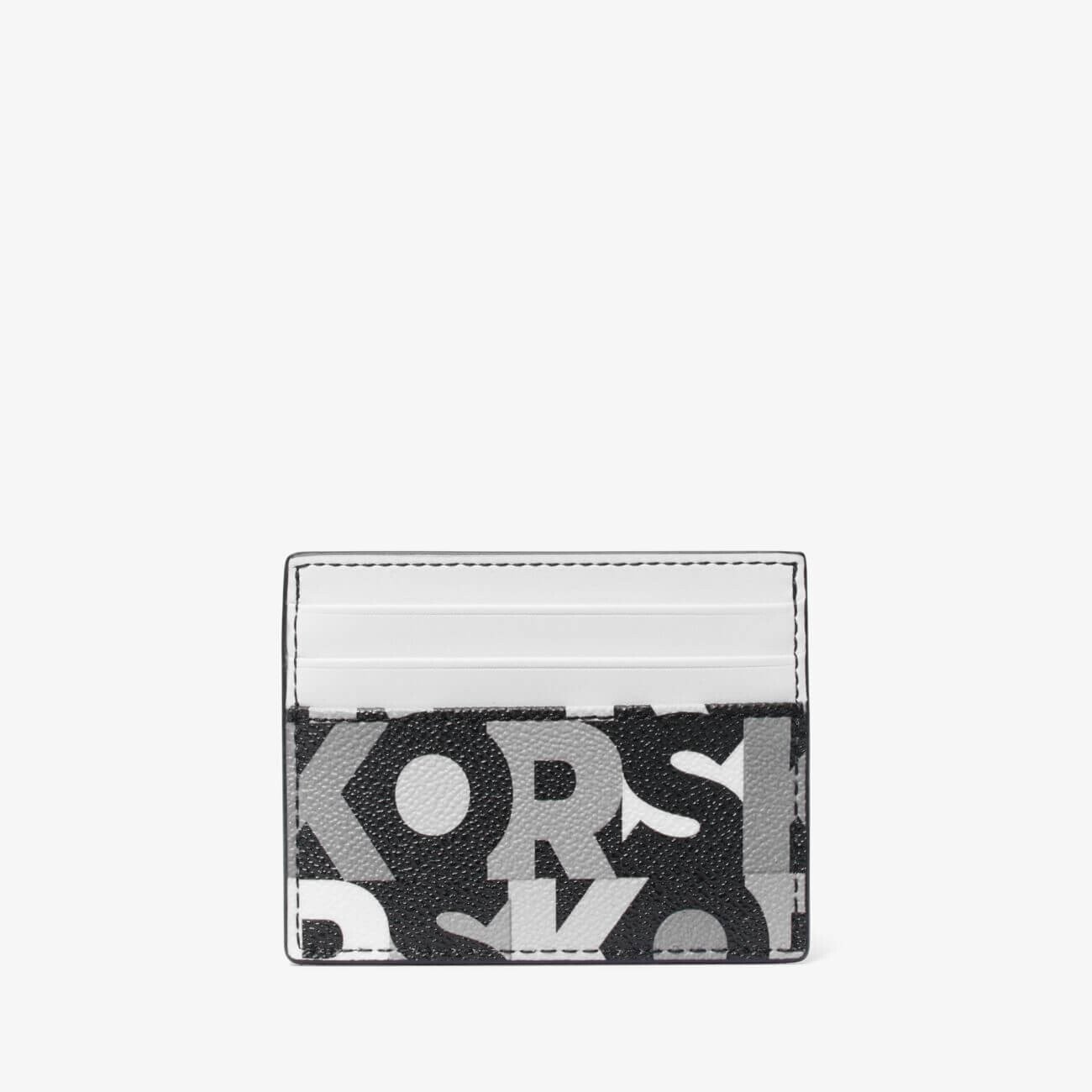 

Кардхолдер Michael Kors Micg Cooper Graphic Logo Tall, черный/белый