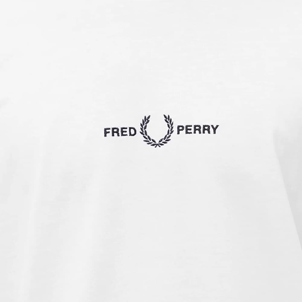 

Толстовка Fred Perry Embroidered Crew Sweat, Белый