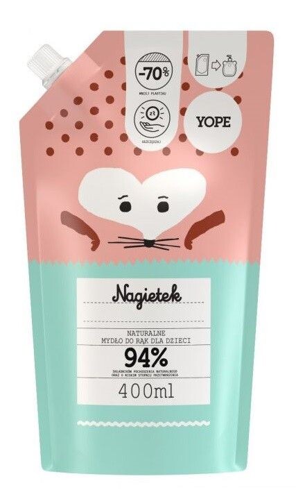 

Yope Nagietek Refill детское мыло, 400 ml