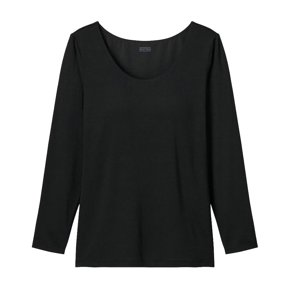 

Термобельё Uniqlo Heattech Scoop Neck Thermal, чёрный