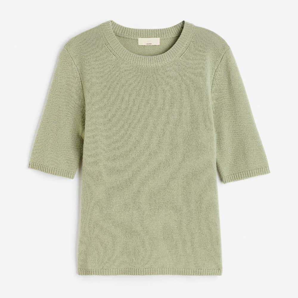 

Свитер H&M Knit Cashmere, светло-зеленый