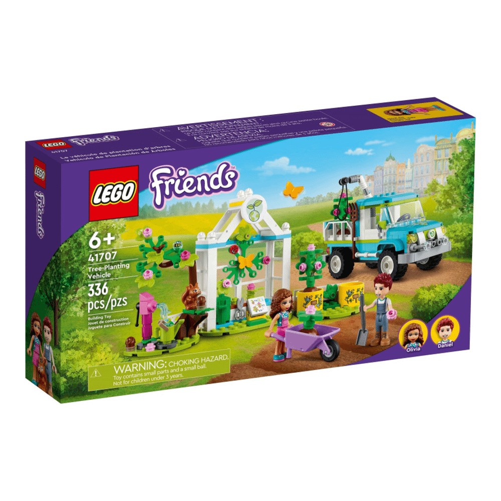 Конструктор LEGO Friends 41707 Машина для посадки деревьев lego friends игрушечная машина для кемпинга stargazer с телескопом