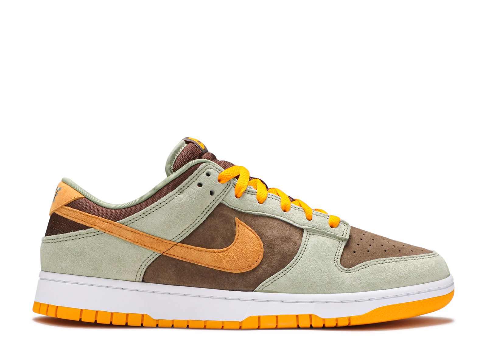 Кроссовки Nike Dunk Low 'Dusty Olive', зеленый original 2020 new nike dunk low ceramic men s running shoes authentic sports womens sneakers ugly duckling size 36 36 da1469 001