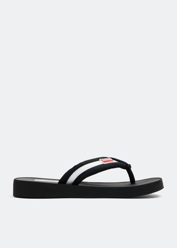 

Шлепанцы KENZO Setta flip flops, черный