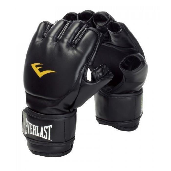 Перчатки для ММА - черные EVERLAST, черный перчатки для мма boybo wings цвет черный красный размер s 7743474