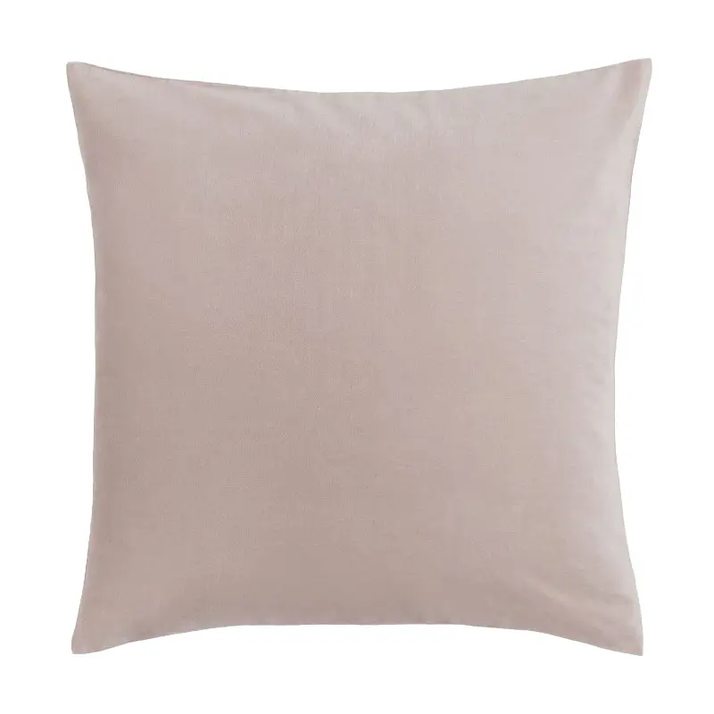 

Чехол для декоративной подушки H&M Home Cotton Velvet, светло-серый бежевый