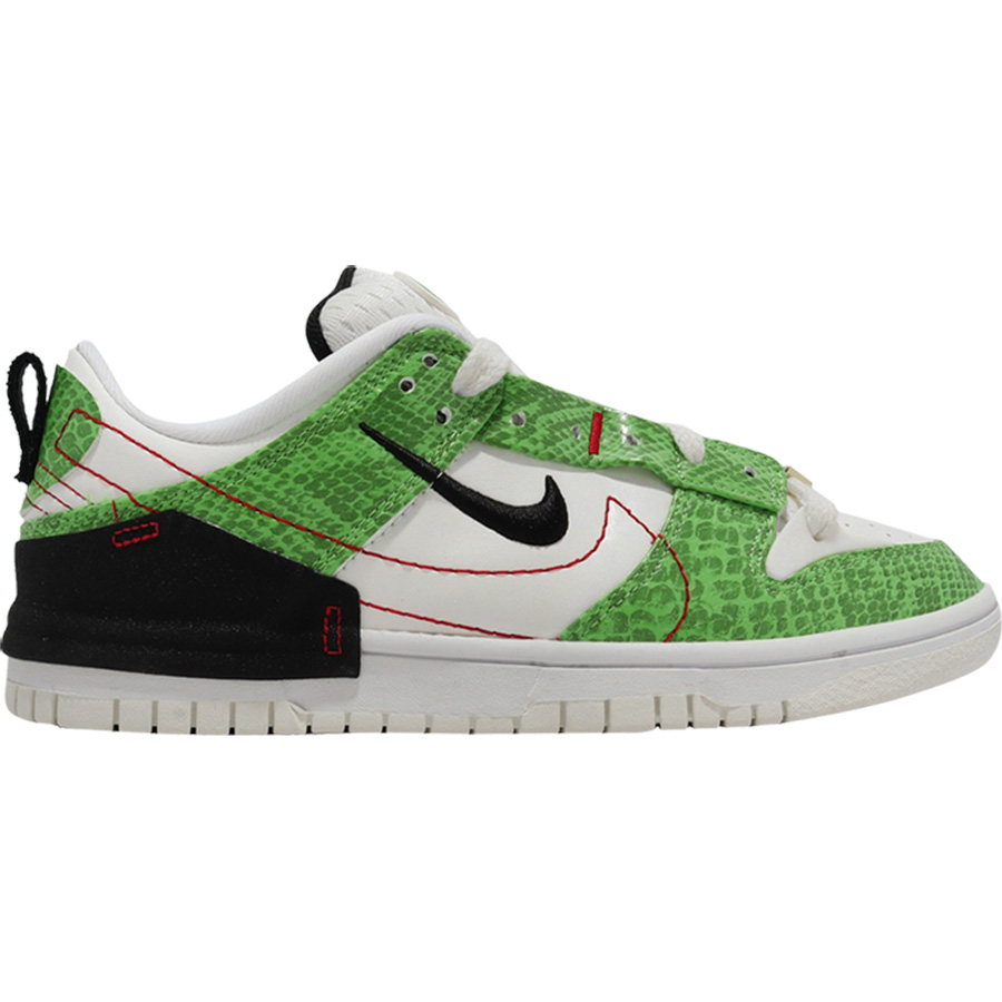 Кроссовки Nike Wmns Dunk Low Disrupt 2, зеленый/мультиколор кроссовки nike wmns dunk low satin green зеленый