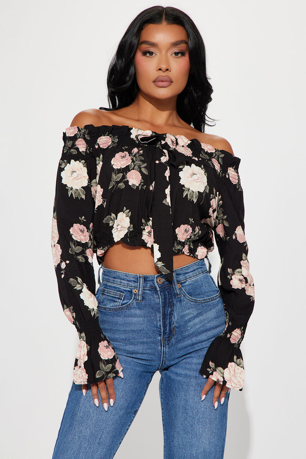 

Топ Fashion Nova WT31459LP, черный