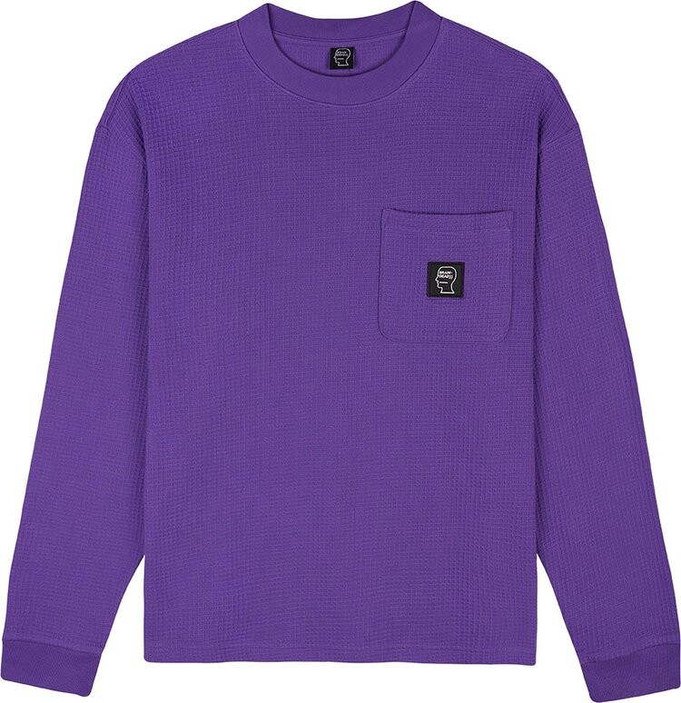 

Лонгслив Brain Dead Core Mockneck Waffle Long-Sleeve 'Purple', фиолетовый