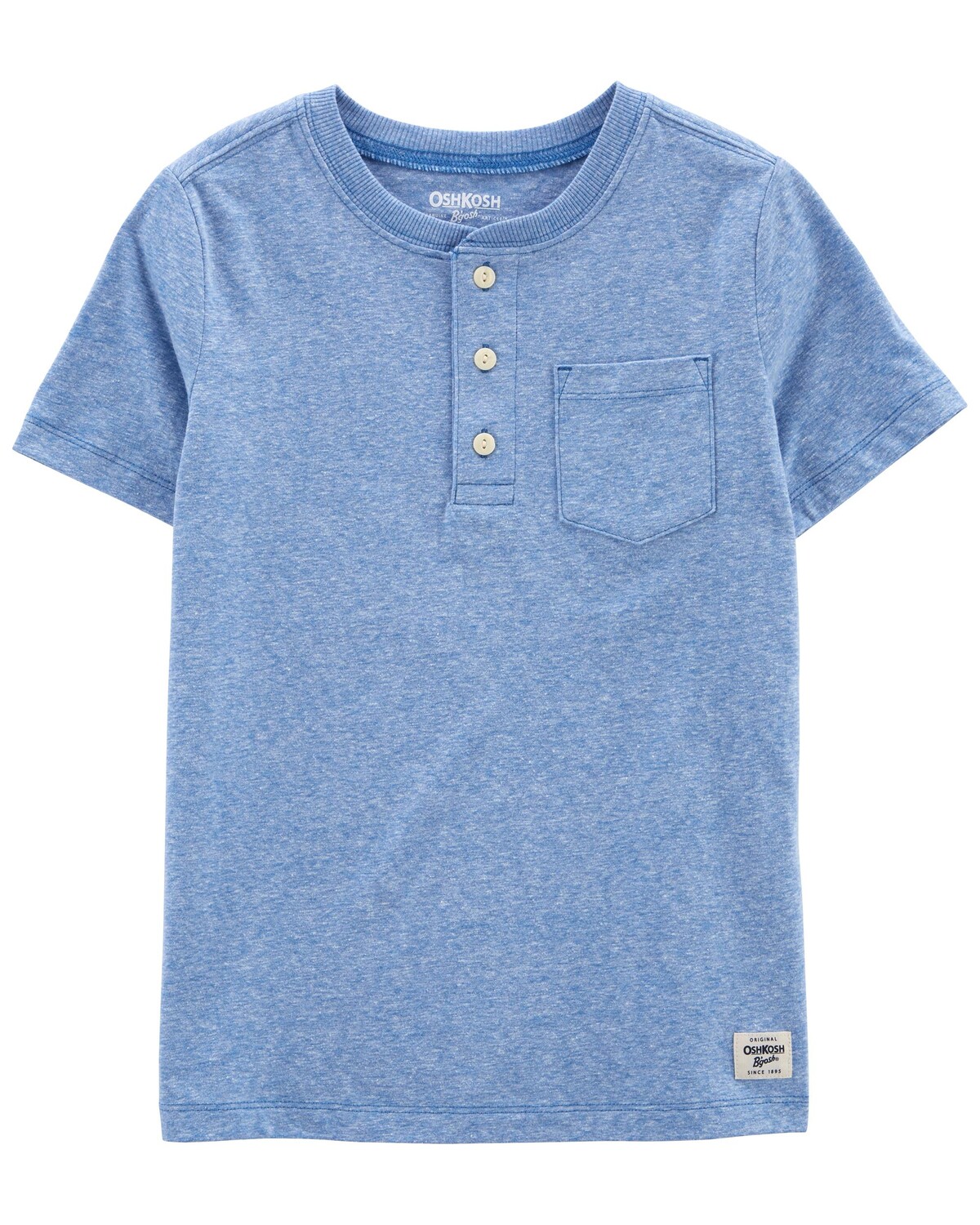 

Детское джерси Pocket Henley Carter's, синий