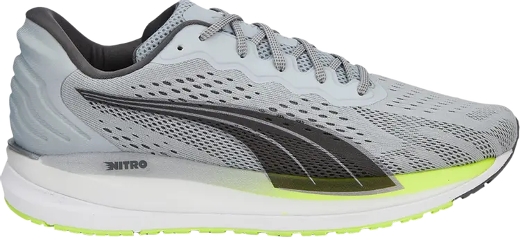

Кроссовки Puma Magnify Nitro Surge Platinum Grey Lime Squeeze, серый