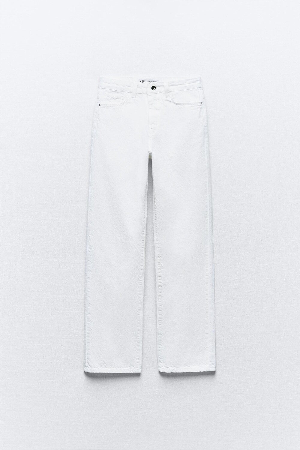 

Джинсы Zara Z1975 Regular Leg Long Length, белый