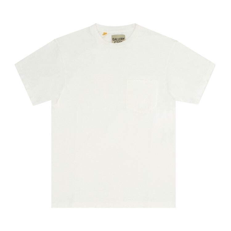 

Футболка Gallery Dept. Plain Vintage Pocket Tee 'White', белый