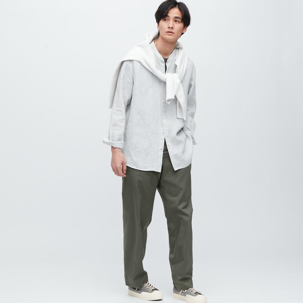

Брюки повседневные Uniqlo, оливковый