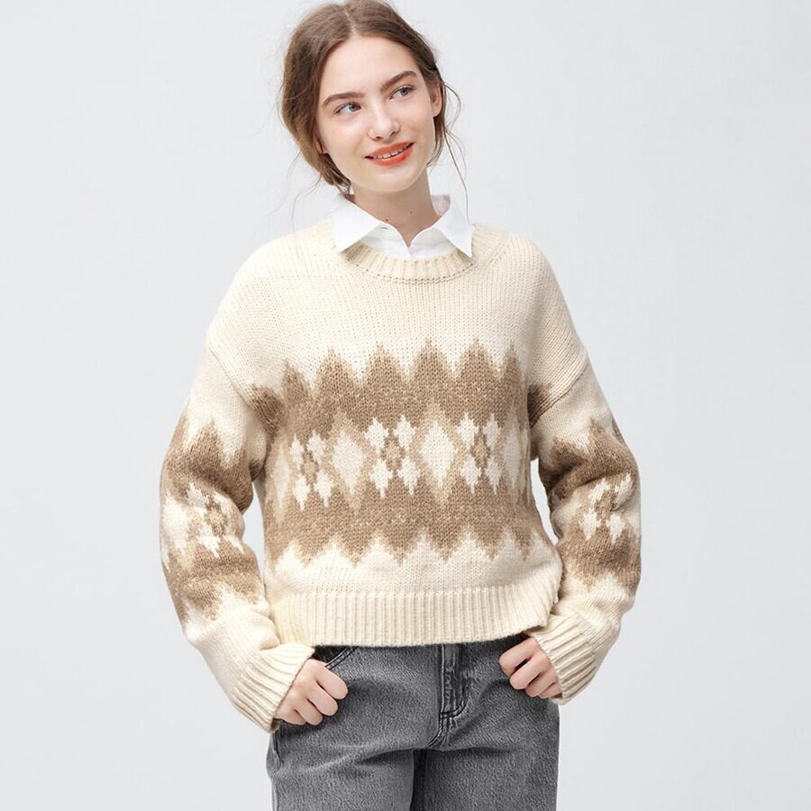 

Свитер Fair Isle +E GU, натуральный