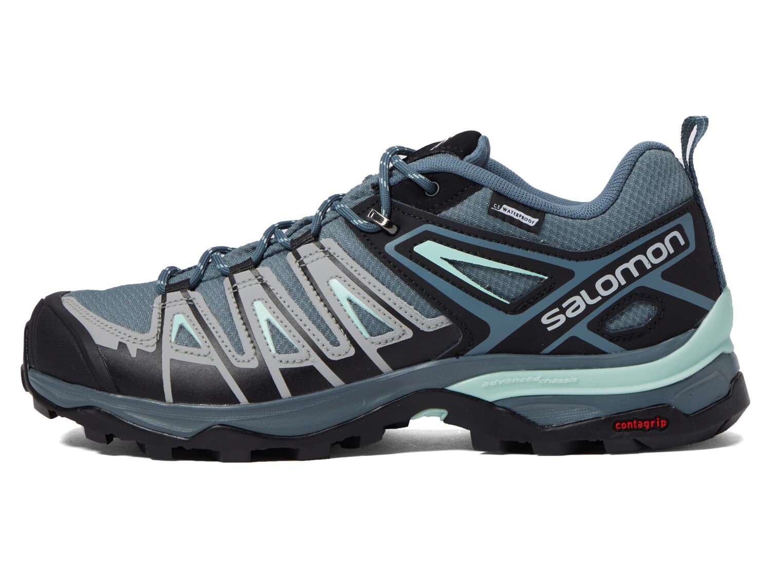 

Треккинговые ботинки Salomon X Ultra Pioneer CSWP, светло-синий