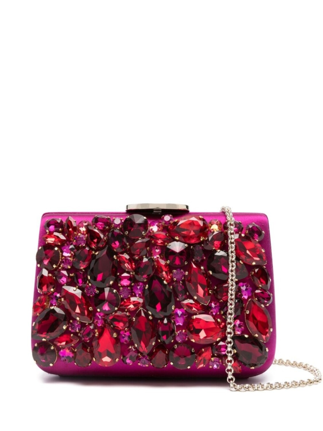 

Giambattista Valli клатч с кристаллами, розовый