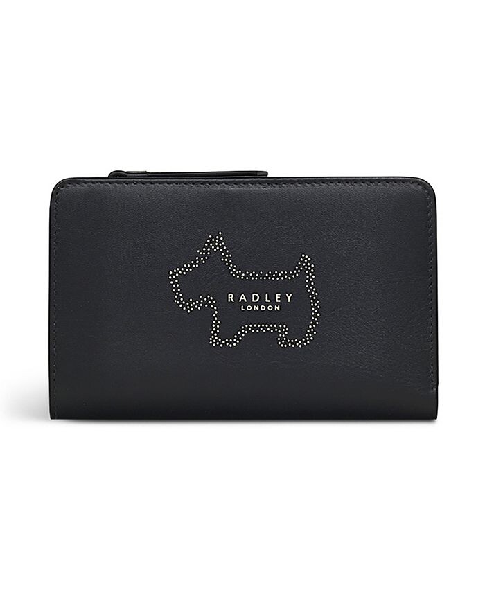 

Кошелек двойного сложения Radley Mini Dot Dog среднего размера Radley London, черный