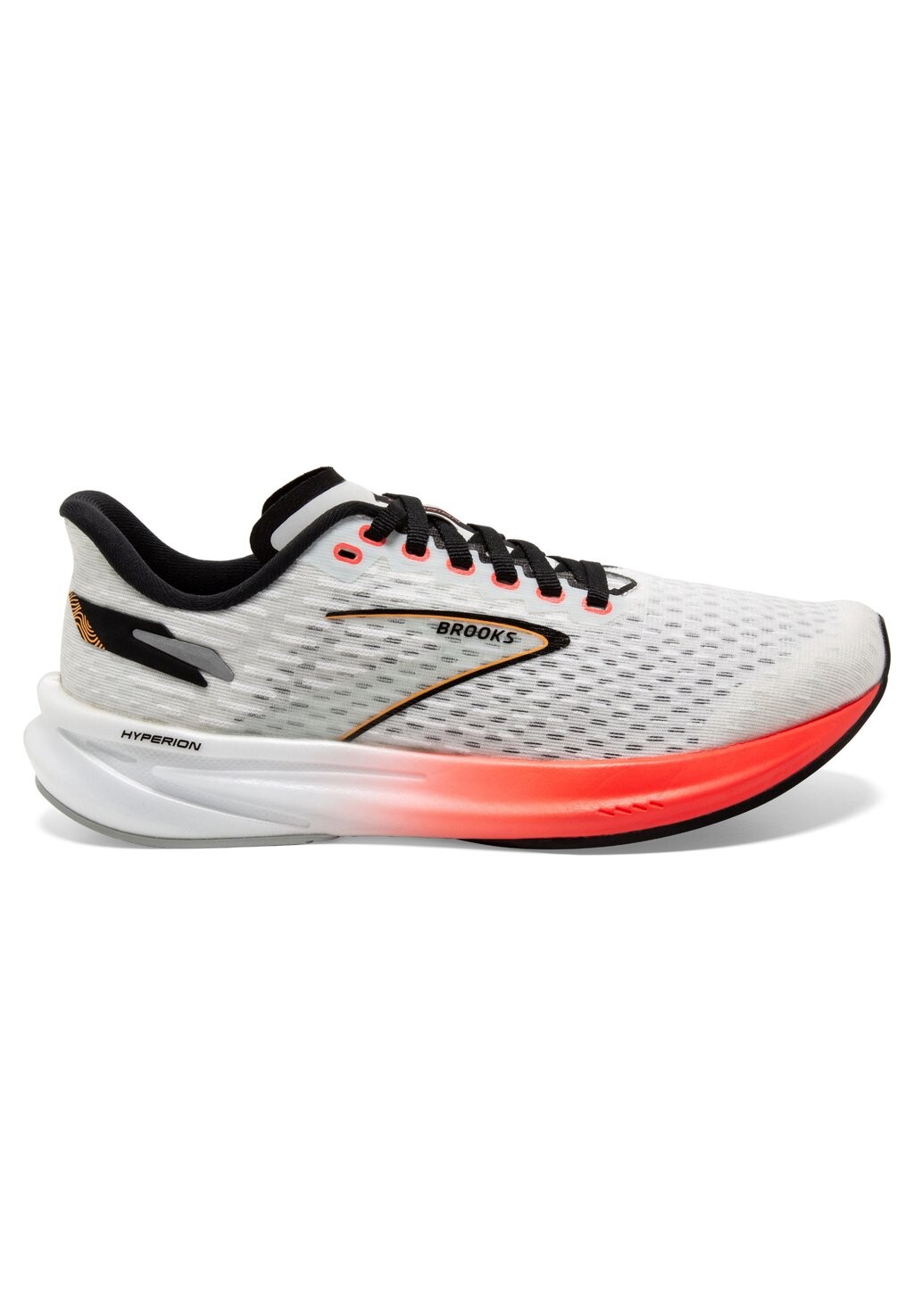 

Кроссовки нейтральные HYPERION Brooks, цвет white fiery coral orange
