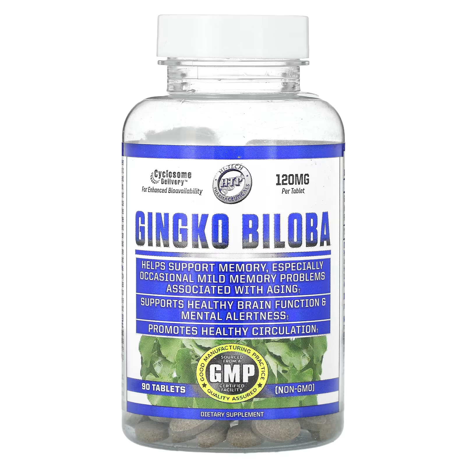 Гингко Билоба Hi Tech Pharmaceuticals 120 мг, 90 таблеток листья гинкго билоба 50 г