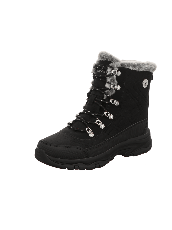 

Сапоги Skechers Warmfutter Schnür Warmfutter Trego Cold Blues, черный