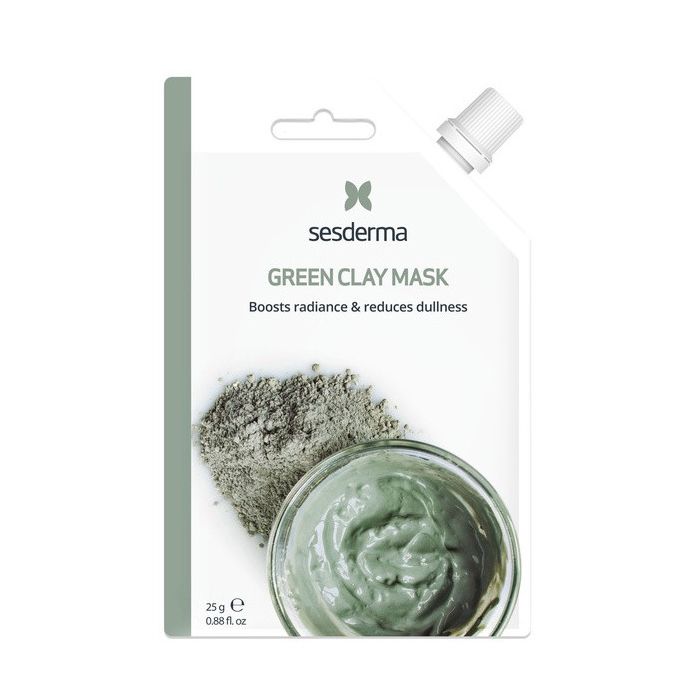 Маска для лица Mascarilla Facial de Arcilla Verde Sesderma, 25 gr маска для лица green skincare очищающая маска с каолином и розовой глиной purity