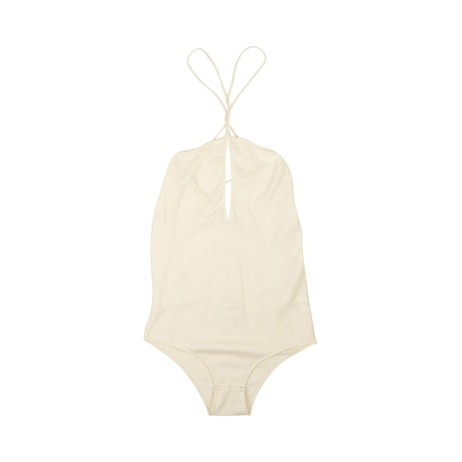 

Вязаный купальник-боди Bottega Veneta Off White