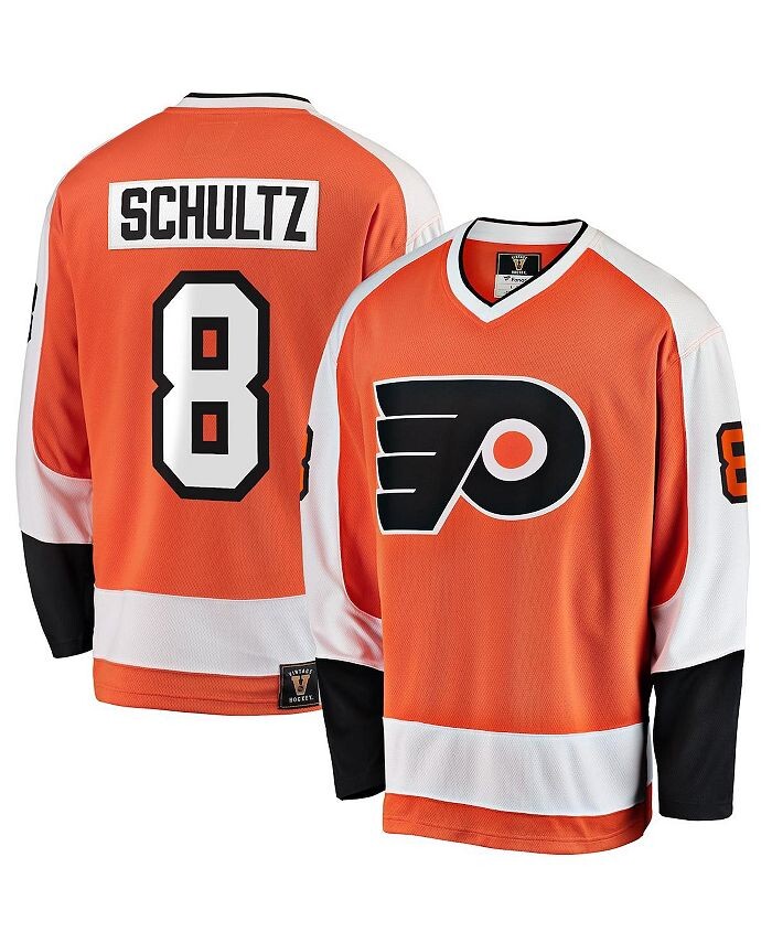 

Мужская футболка с логотипом Dave Schultz оранжевого цвета для пенсионера Philadelphia Flyers Premier Breakaway Fanatics, оранжевый