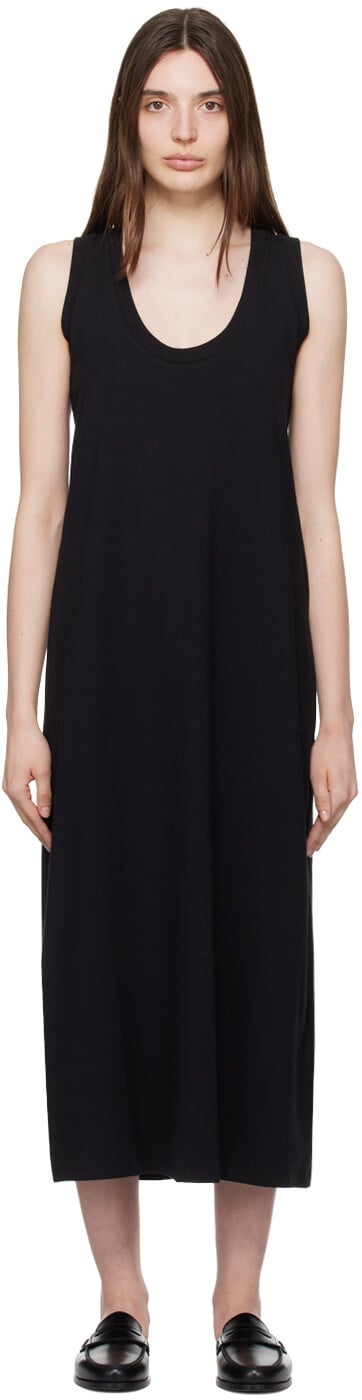 

Черное платье-миди Paraggi Max Mara Leisure