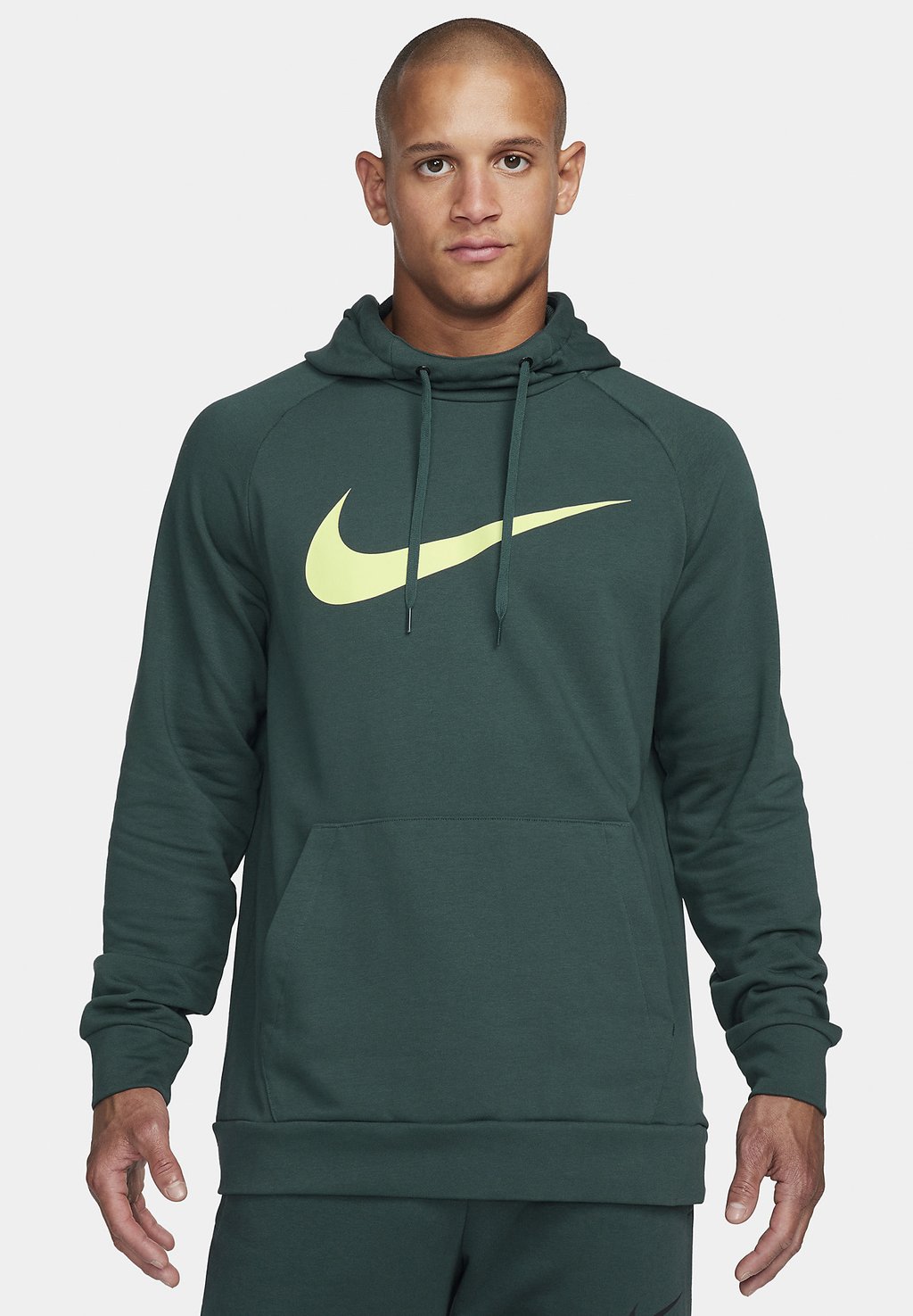 Худи Nike, насыщенный светящийся зеленый цвет джунглей