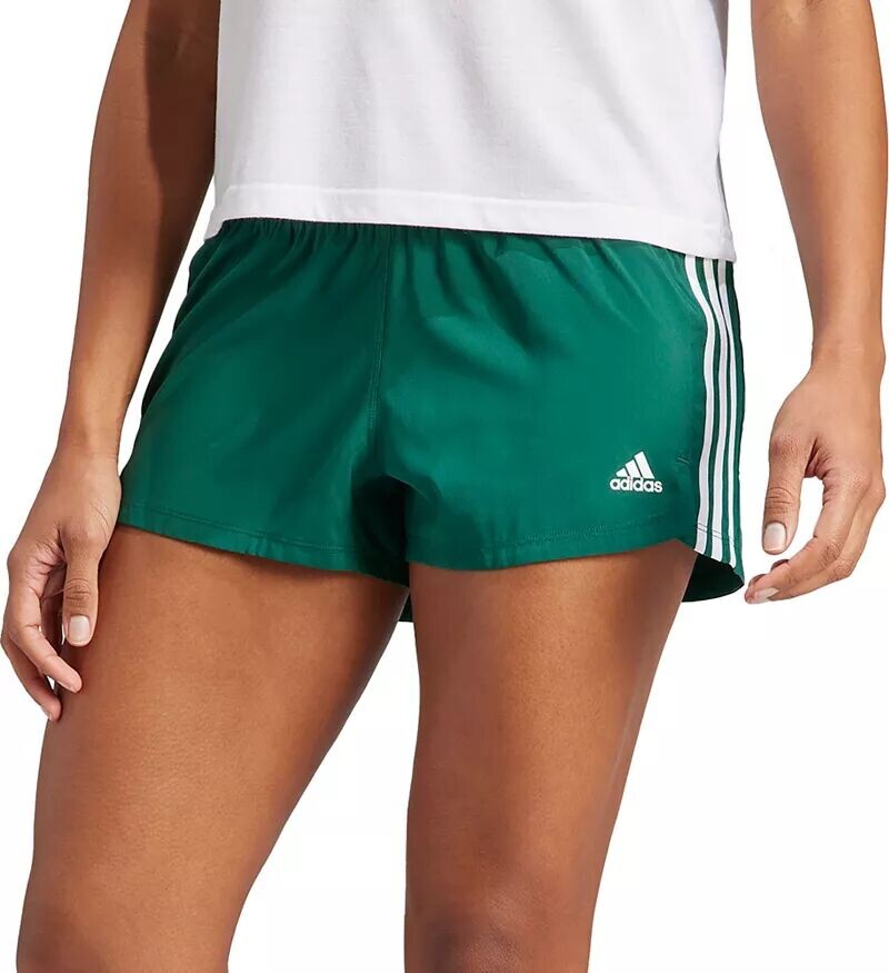 

Женские тканые шорты Adidas Pacer с 3 полосками