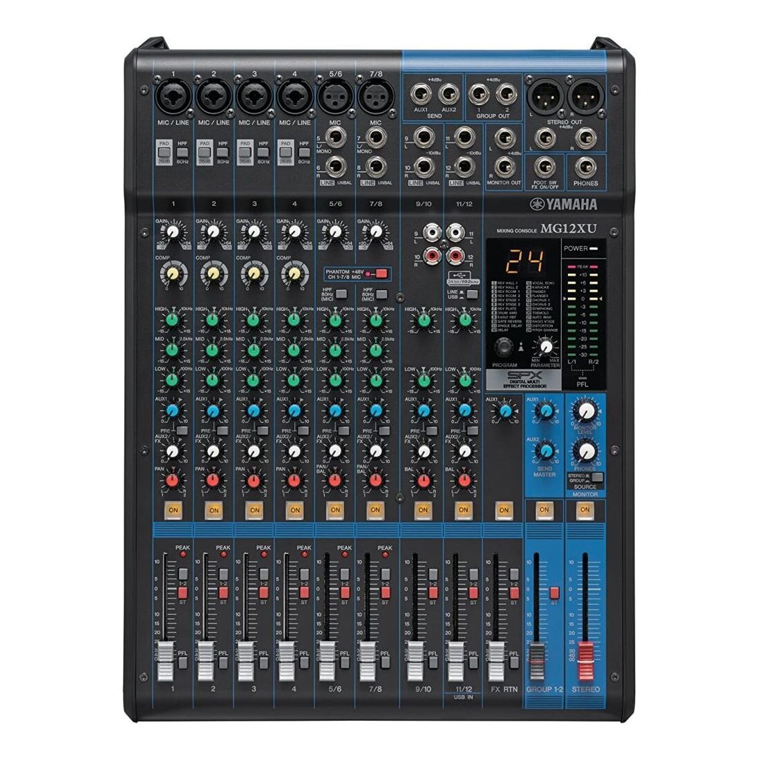 Микшерный Пульт Yamaha MG12XU 12 - канальный с эффектами купить выгодно ...