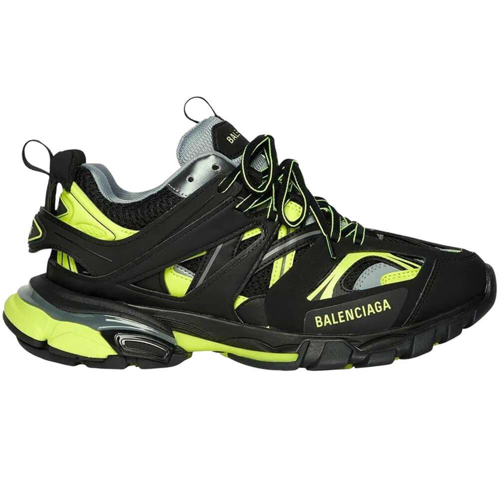 

Кроссовки Balenciaga Track Panelled Lace-up, желтый