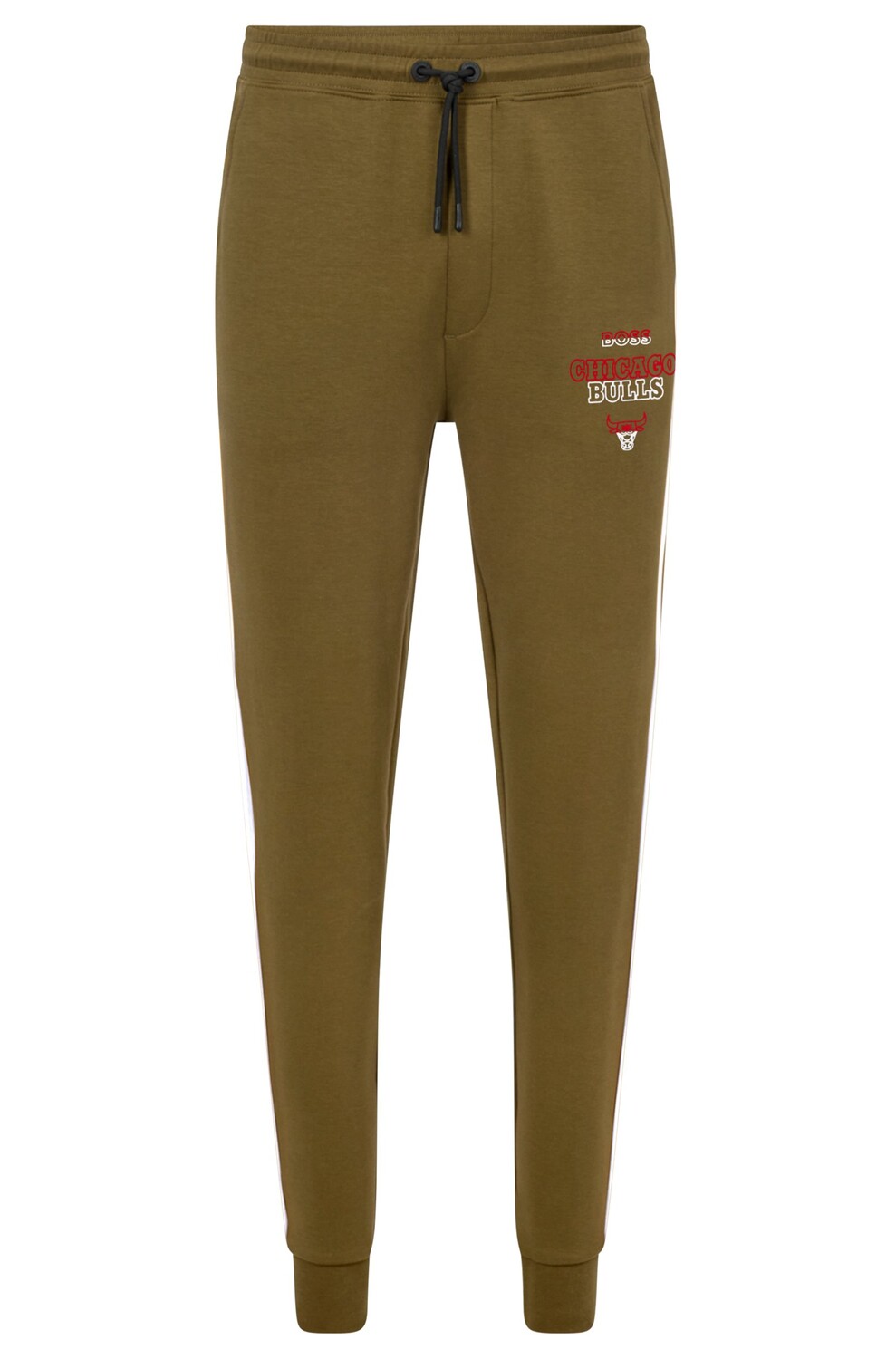 

Брюки спортивные Boss & NBA Cotton-blend Bottoms NBA Bulls, хаки