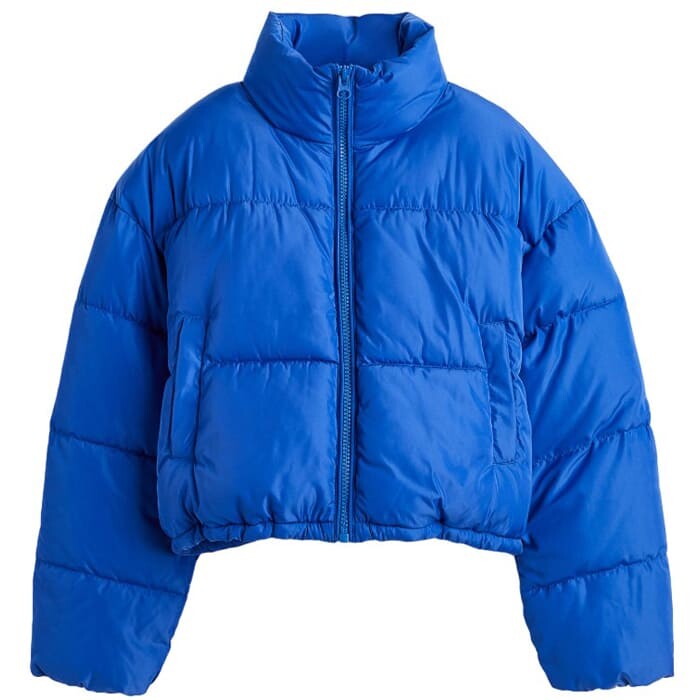

Куртка H&M Short Puffer, синий