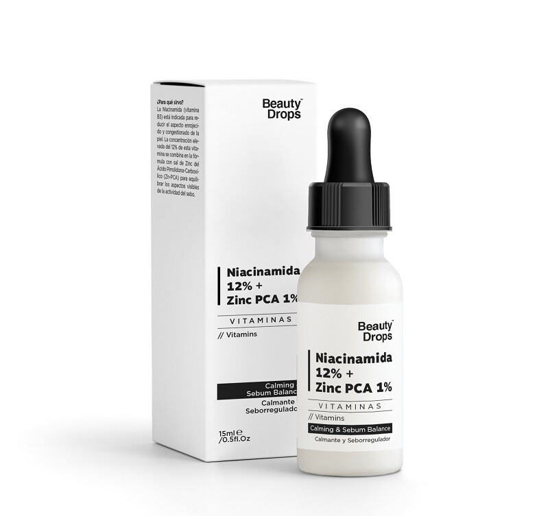 

Набор косметики Niacinamida 12% + Zinc PCA 1% Calmante y Seborregulador XL Beauty Drops, 120 ml