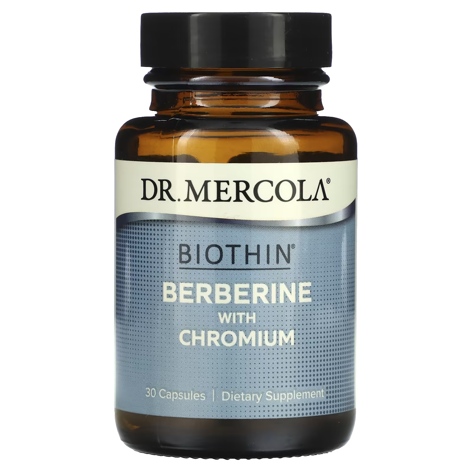 Dr. Mercola Biothin берберин с хромом, 30 капсул dr mercola biothin горькая дыня и желтокорень 120 капсул