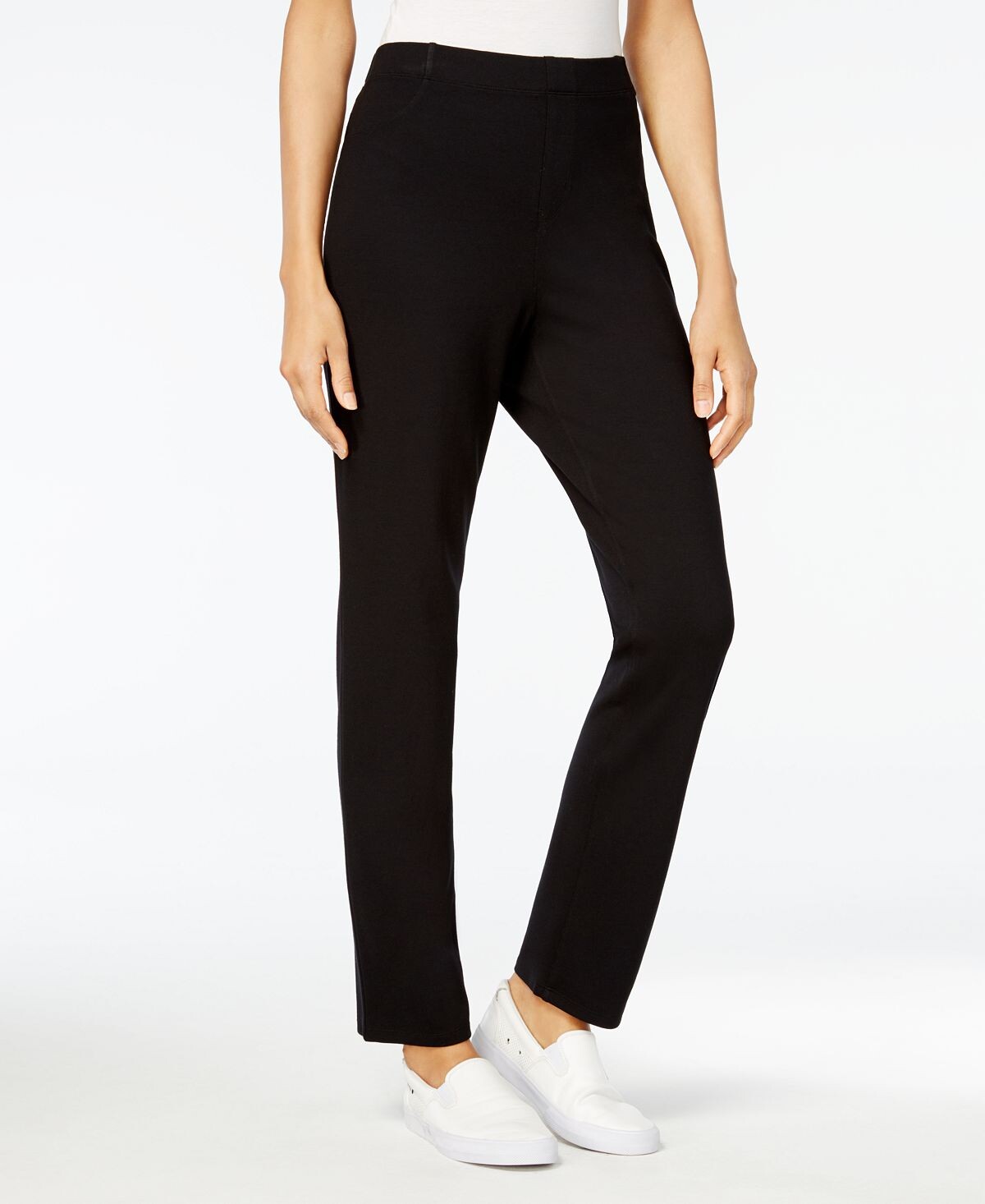 

Комфортные спортивные брюки pull-on, созданные для macy's Karen Scott, мульти
