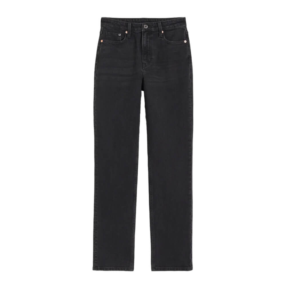 

Джинсы H&M Slim Straight Ultra High, черный