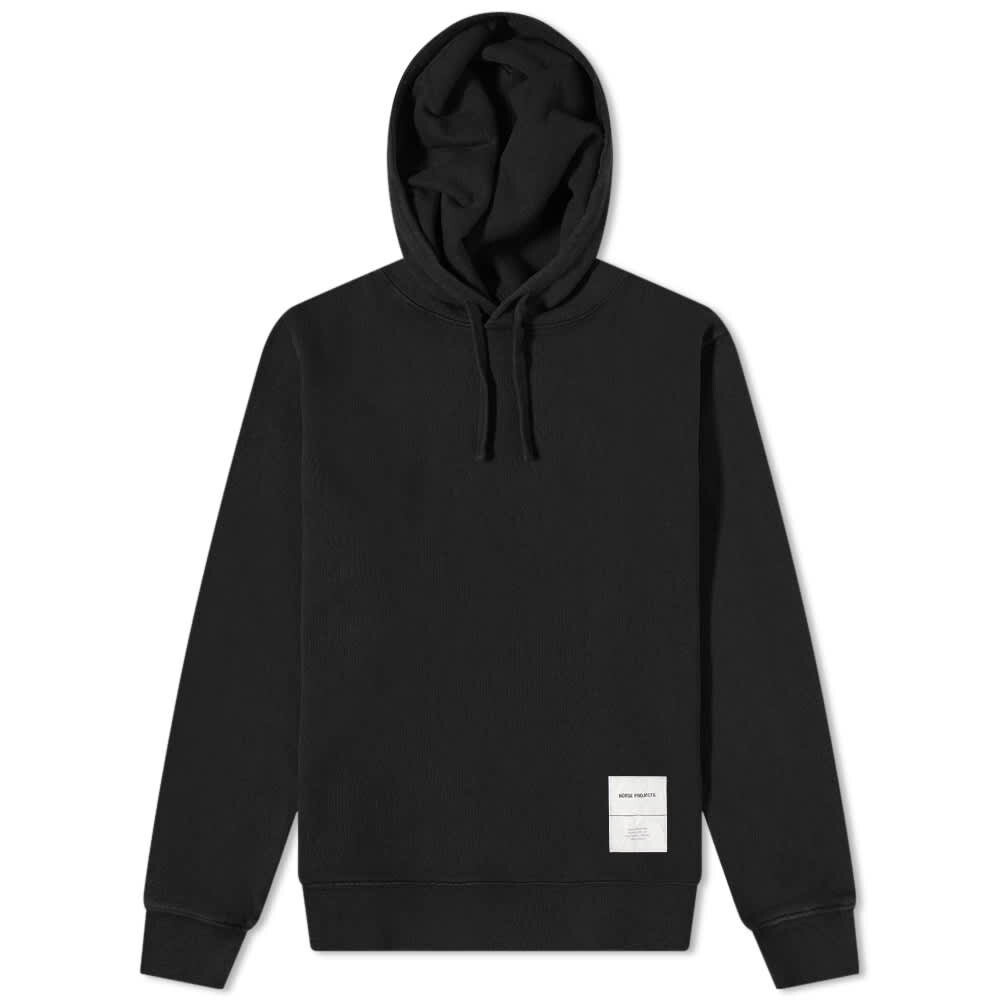 

Толстовка Norse Projects Fraser Tab Series Popover Hoody, Черный