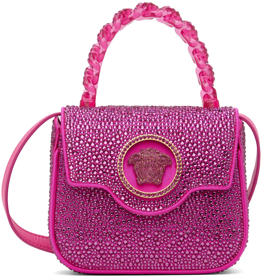 

Розовая сумка \Ла Медуза\"" Versace