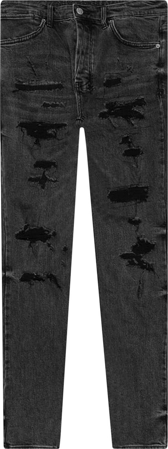 

Джинсы Ksubi Van Winkle Jeans 'Black Dynamite Trash', черный