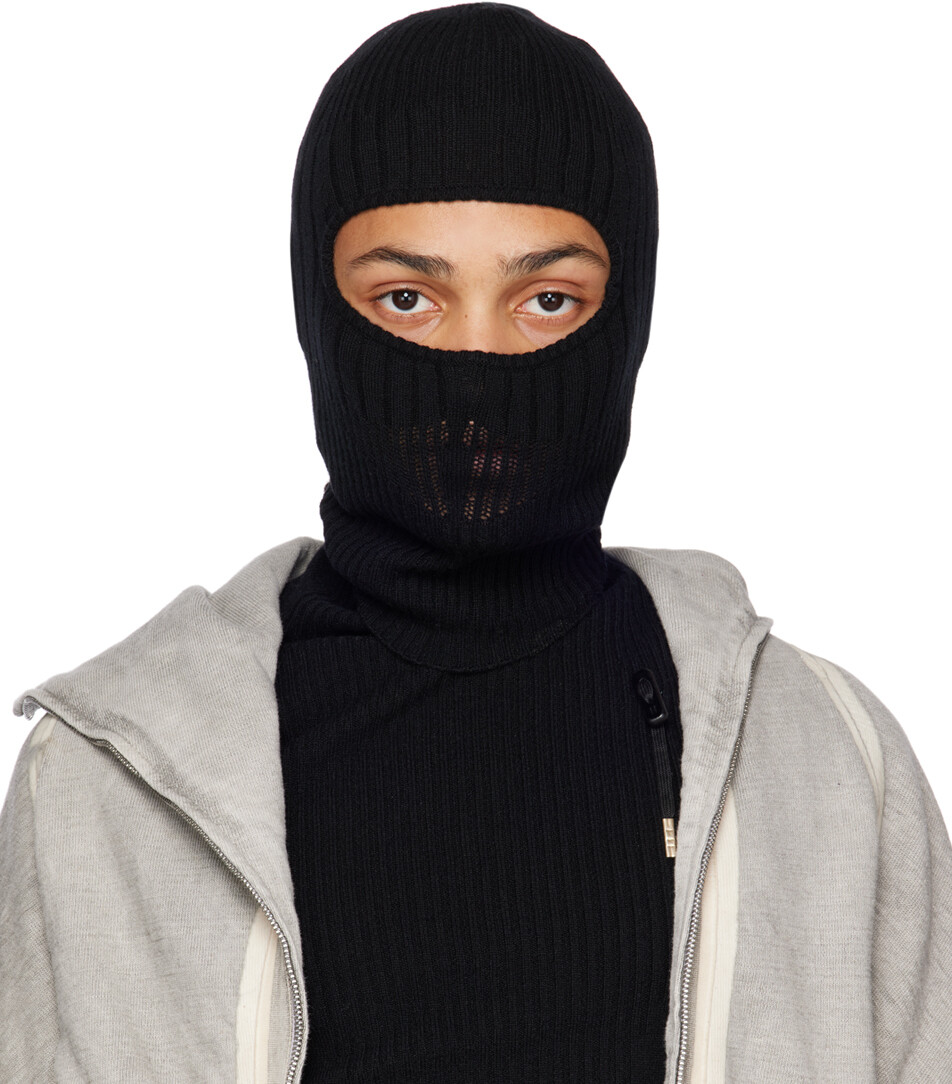 

Черная бесшовная балаклава Boris Bidjan Saberi