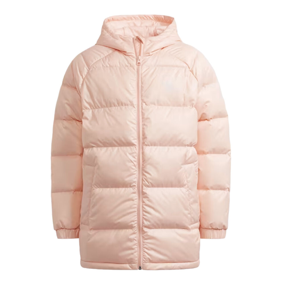 

Пуховик Adidas Originals Adicolor Elongated, розовый