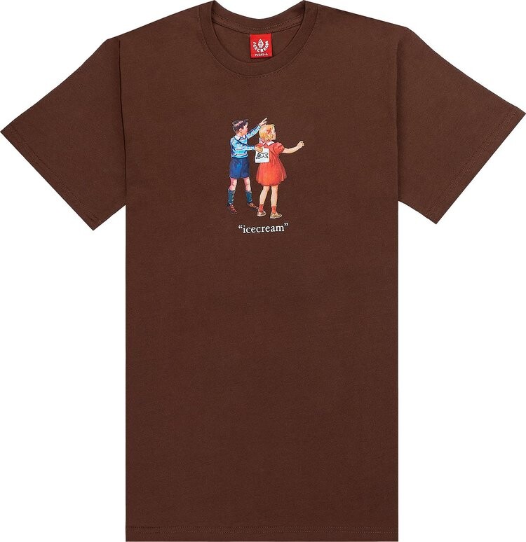 

Футболка Icecream Prank Short-Sleeve Tee 'Brunette', коричневый