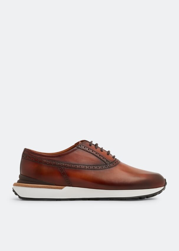 

Кроссовки MAGNANNI Leather sneakers, коричневый