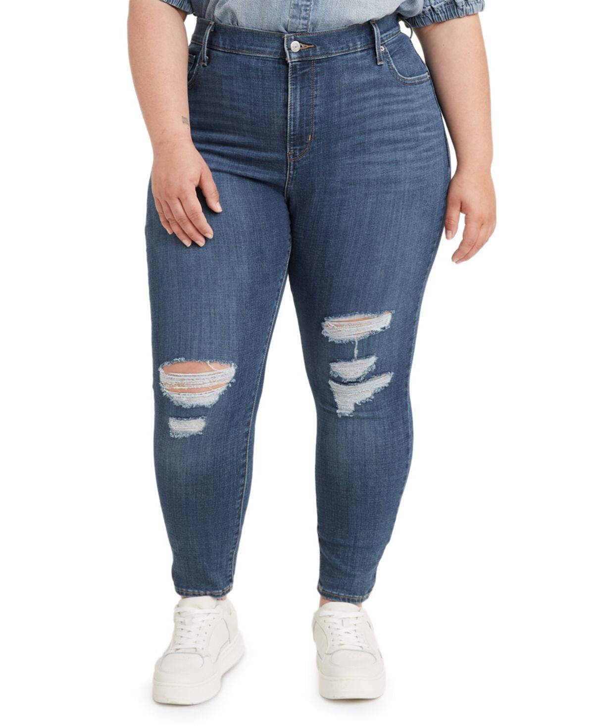 

Джинсы-скинни trendy plus size 721 с высокой посадкой Levi's, мульти