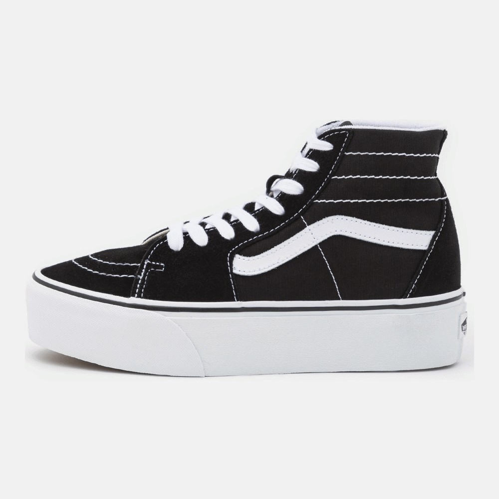 Кроссовки Vans Sk8 Hi Tapered Stackform, black/true white кроссовки vans sk8 tapered drizzle true white
