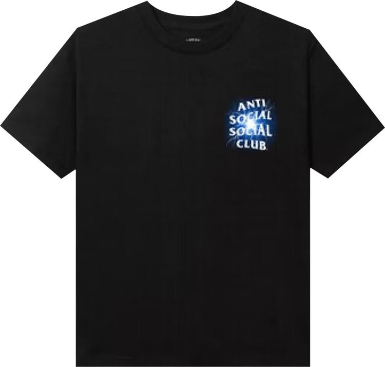 Футболка Anti Social Social Club Pain Glow In The Dark Tee 'Black', черный - фото